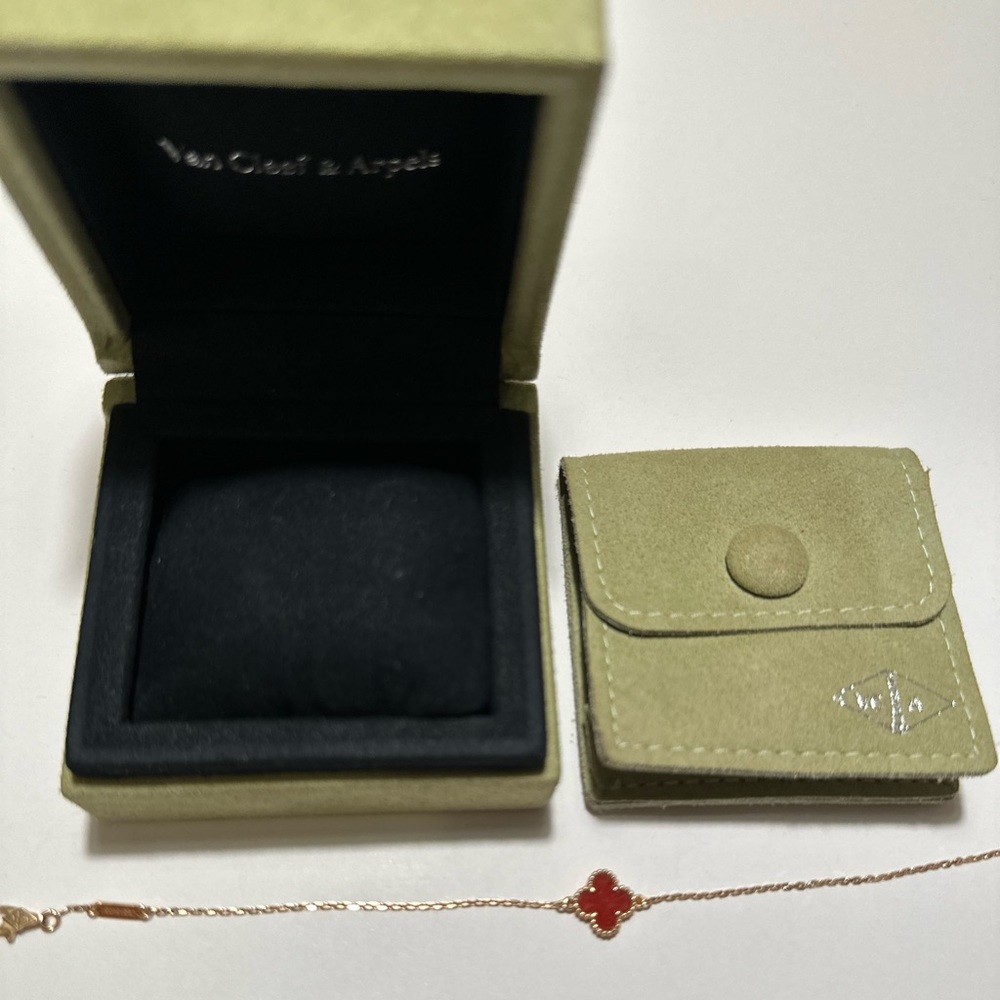 Van Cleef & Arpels Red and Gold Bracelet